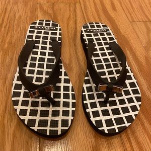 Coach Flip Flops NWOT